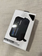 Modern Touch Black Zip Around Electronics Travel Organizer Case Airplane Flight