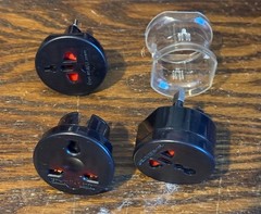 Dynex International Portable Travel Charging Adapter