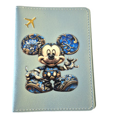 Passport Holder – Mickey Mouse – Blue