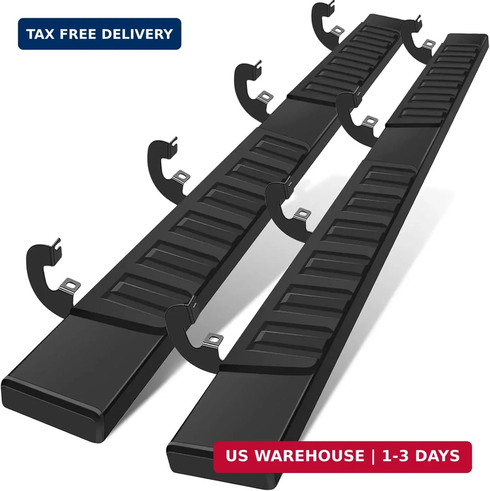 COMNOVA 6 Inches Running Boards& Steps Step Bars Compatible with 2019-2026 Chevy