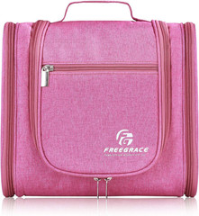 Extra Large Hanging Toiletry Bag for Men and Women – Water-Resistant Nylon Trave