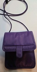 Travelon ID Boarding Pass Holder Snap Closure Secure Passport Travel Wallet