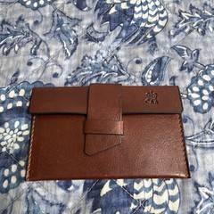 Columbia University CAA Genuine Leather Business Card Holder ￼