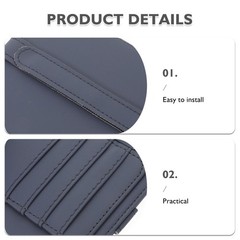 Car Sunshade Storage Bag Visor for Documents Holder Pocket Organizer Clip