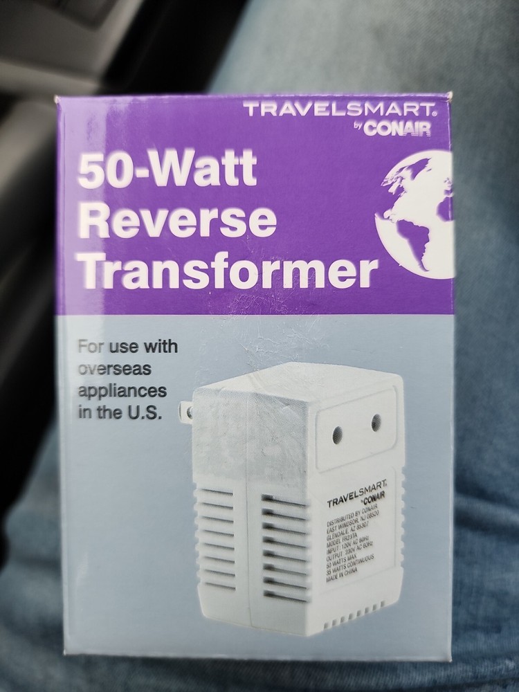 Travel Smart by Conair 50 Watt Reverse Transformer