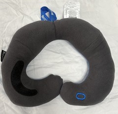 Medium Bcozzy neck pillow Travel Pillow Gray Blue