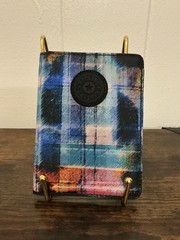 A Rare Vintage Multicolor Kipling Nylon Passport Holder Wallet
