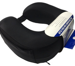 American Tourister Cool Touch Memory Foam Travel Pillow Nylon Spandex Black