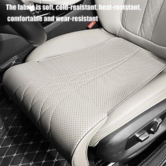 Car Driver Seat Leg Extender Support Cushion Black Durable Leather Surface