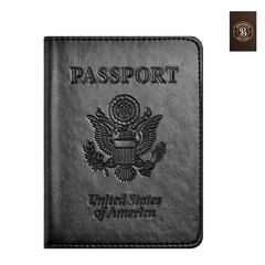 Passport and Vaccine Card Holder Combo, Faux Leather, Compact, Lightweight, W…
