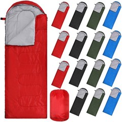16 Pack Bulk Sleeping Bags for Adults, Lightweight Waterproof Camping Sleepin…