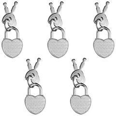 10 Pack Diary Padlock, Mini Locks with Keys, Tiny Luggage Locks for Travel, J…