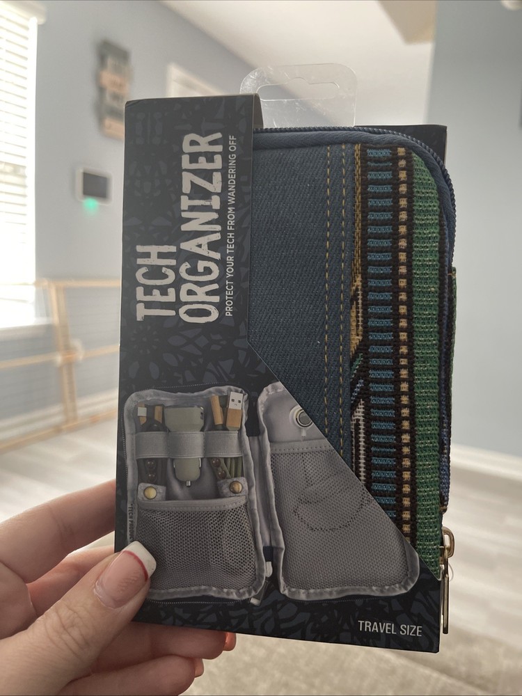 Tech Organizer Boho Travel Size ￼