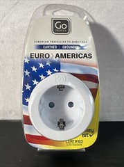 Go Travel Adapter Journey Holiday adapter Europe to USA