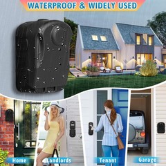 Keys Lock Box with Code, Large Capacity LockBox for Wall Mount