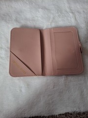 Slim Passport Cover Holder w/Snap Closure ▪︎Business/Credit Card▪︎ Dusty Rose