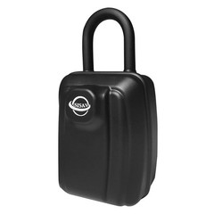SISAV Push Button Lock Box,Outdoor Wall Mounted Key Storage Box with 10-Digit…