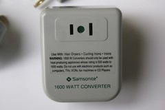 Samsonite Worldwide Converter/Adapter Kit Model #: 6234 with Hard Shell Case