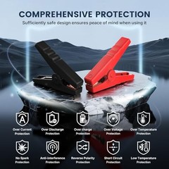 Car Jump Starter with Air Compressor 4000A Peak Battery Jump Starter