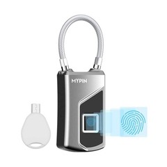 Fingerprint Lock with Key Backup, Smart keyless Waterproof Fingerprint…