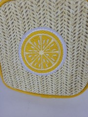 Wandering Moon Brand: LEMON Square Zip Pouch – New & Free Ship