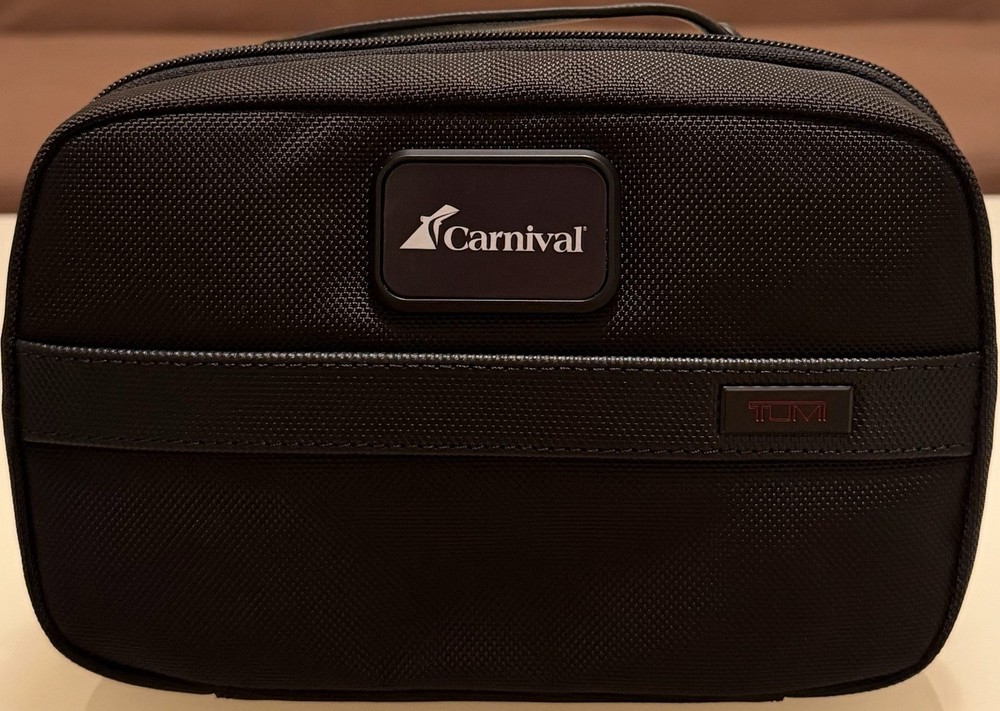 tumi alpha ll split travel kit black toiletry carnival collab BRAND NEW NO BOX