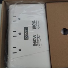 DOACE 800W Step-Down Voltage Converter Travel Adapter, Pure Sine Wave, US
