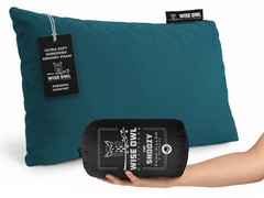 Memory Foam Camping Pillow for Travel, Airplane, Hiking & Outdoor Adventures