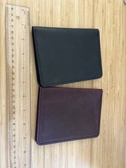 Two Leather Passport Holders – Handcrafted Full-Grain Leather, Great Gift!