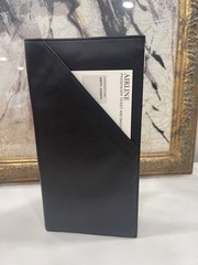 Bosca Travel Wallet (Flight Attendant) Black Nappa Leather