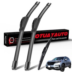 Windshield Wiper Blades for Honda Pilot 20162022, Front & Rear Set, 3Pack