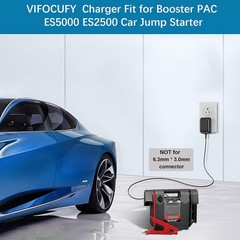 Power Cord 19V Charger for Booster PAC ES5000 ES2500 ESP5500 J1000 J850 black