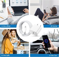 20W USB C Fast Charger Cube Plug PD Type C Charging Cable For iPhone 14 13 12 11