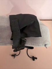 NEW Cabeau Evolution S3 Gray Soft Plush Neck Pillow (With Travel Pouch)