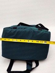 Vintage LL Bean large Hanging Toiletry Personal Organizer Bag Green