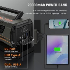 Car Battery Jump Starter P20, Deep Gray