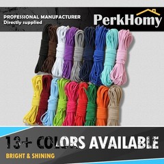 PerkHomy 1/8″ x 50′ Bungee Shock Cord Rope Marine Grade 1/8 x 50', Black