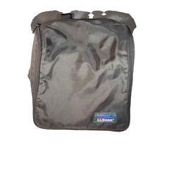 LL Bean Personal Organizer Toiletry Bag Black Hanging Travel Kit Medium