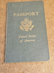PASSPORT UNITED STATES OF AMERICA 1974 ITALIAN
