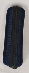 TUMI for Delta Hard Case Shell Toiletry Cosmetic Travel Kit Blue Hard Case Only