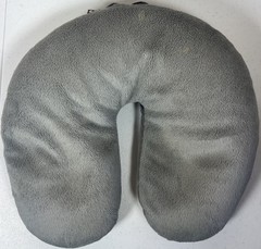 🍀 SEE PICS Go Travel Grey Microbead Neck Pillow U-Shape Comfort Travel Cushion