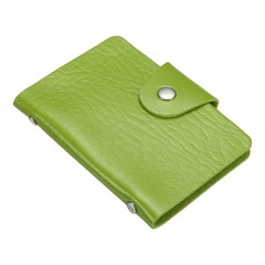 Credit Card Holder, 1 Pack Cards Protector with 12 Card Slots, Green