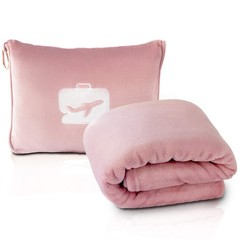 Travel Blanket and Pillow – Ultra-Soft, Compact & Lightweight, 65×40 Inches, …