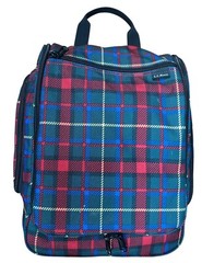 LL Bean Personal Organizer Toiletry Plaid Travel Bag Holds Everything
