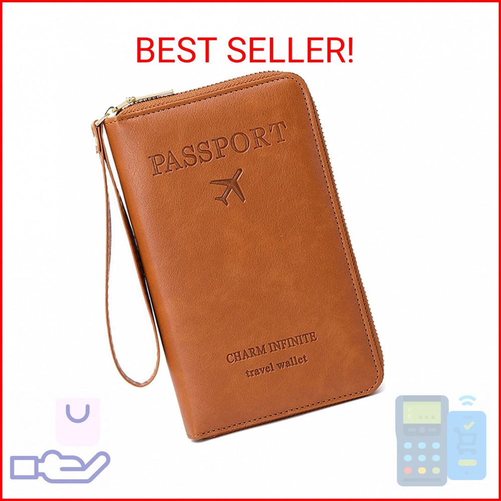Multi-Function RFID Travel Passport Wallet with Phone Pocket – Ultimate Passport