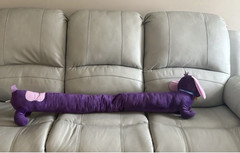 NWT Good Stuff Long 47” Dachshund Jumbo Dog Plush Stuffed Animal Purple Pink Pup