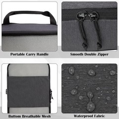 Extra Large Compression Packing Cubes Set for Effortless Travel Organization