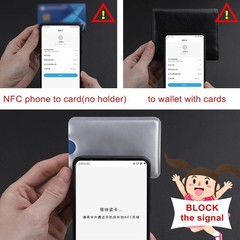 10pcs RFID NFC Blocking Card Sleeves Anti Scan Bank ID Card Protector