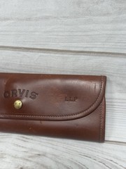 Orvis Galco Leather Road Atlas Map Holder Travel Case LLP Monogram