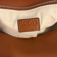 LOEWE Calfskin Bag Puzzle Small Smooth Calfskin Tan Caramel Authentic Designer